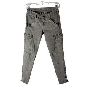 J. Brand olive green westpoint skinny cargo jeans size 24
